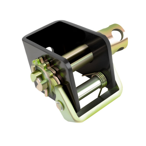 Лебёдка стяжки груза 5 т. для ленты 50 мм. с четырьмя отверстиями