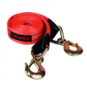 Трос буксировочный с крюками, 75 мм, 12 т, 4 м. Трос буксировочный с крюками, 75 мм, 12 т, 4 м.